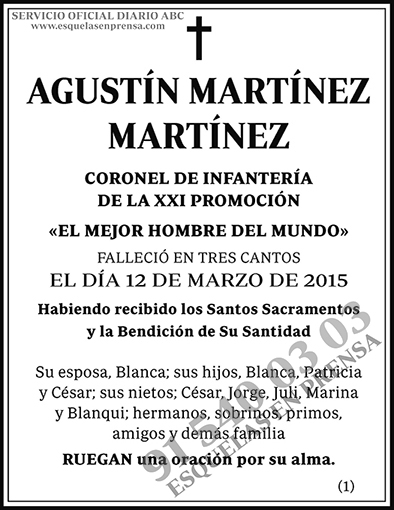 Agustín Martínez Martínez